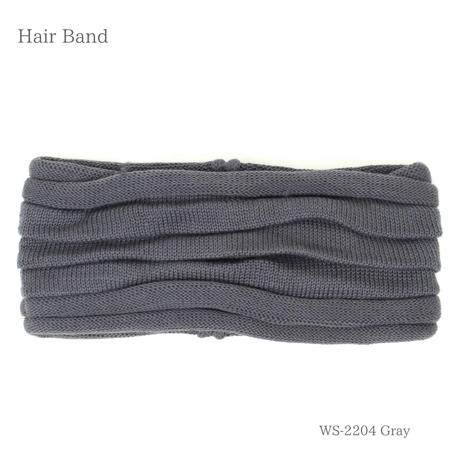 ドレープヘアーバンド グレー 商品