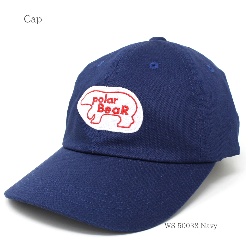 ベアー キャップ ネイビー 商品 斜め前