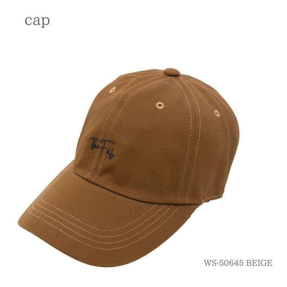 The Fab キャップ ベージュ 商品 斜め前