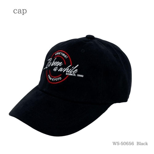 It's been a while キャップ ブラック 商品 斜め前