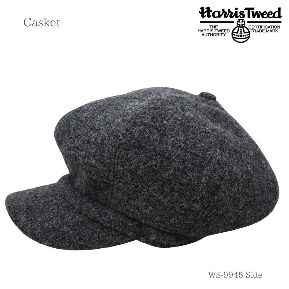 Harris Tweed (ハリスツイード)キャスケット|100周年記念モデル グレー 商品 横