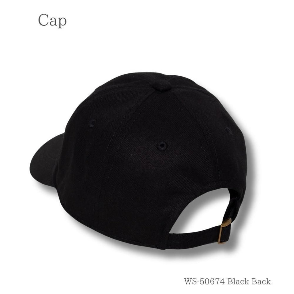 FAB.キャップ ブラック 商品 後ろ斜め
