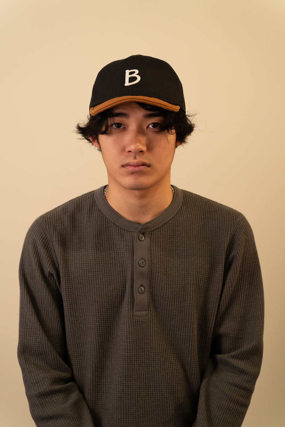 Bアンパイアキャップ XLサイズ 着用イメージ