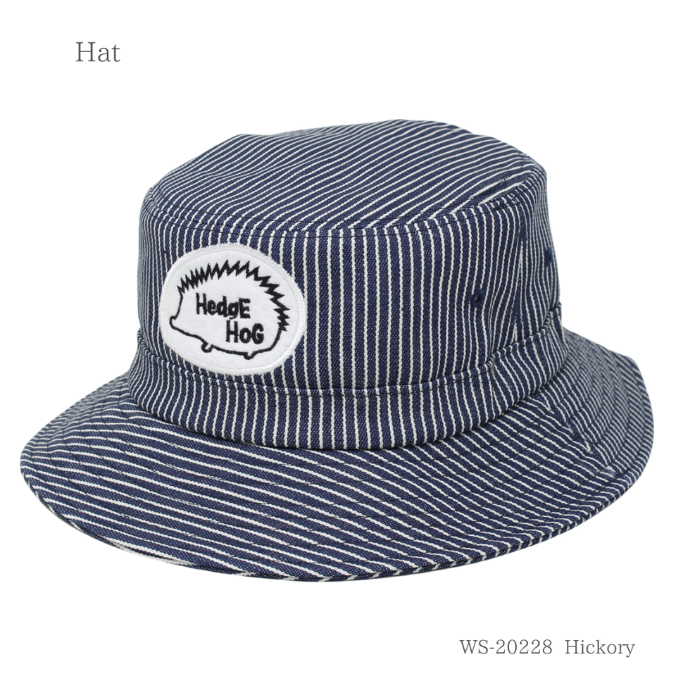 キッズヘッジホッグハット 54cm ヒッコリー 商品 正面