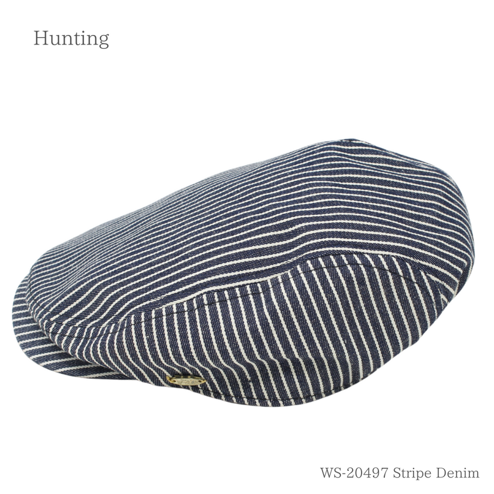 キッズハンチング54cm ストライプデニム 商品 横