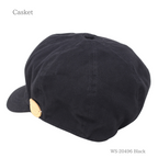 キッズキャスケット54cm ブラック 商品 後ろ斜め