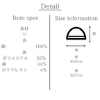 ロールワッチ 素材とサイズの説明