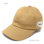 ワッペンツイルキャップ ベージュ 商品 斜め前