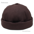 ツイルフィッシャーマンキャップ ブラウン 商品 正面