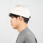 ツイルフィッシャーマンキャップ Lサイズ オートミール 着用 横