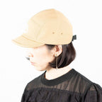 ツイルジェットアンパイアBキャップ ベージュ 着用 横