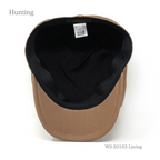 サイドベルトコットンツイルハンチング ベージュ 内側