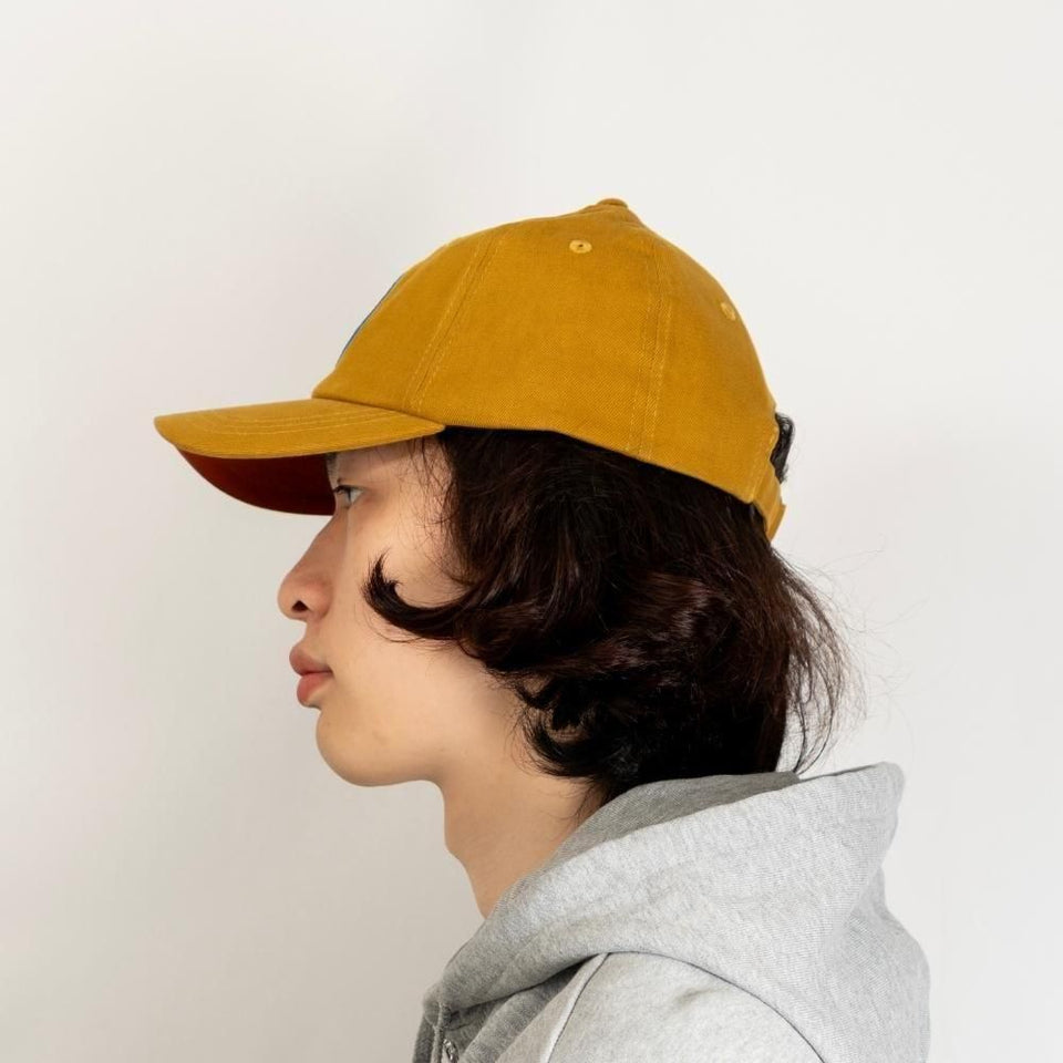 キャンプキャップ ベージュ 着用 横