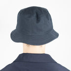 フリスコハット ネイビー 着用 後ろ