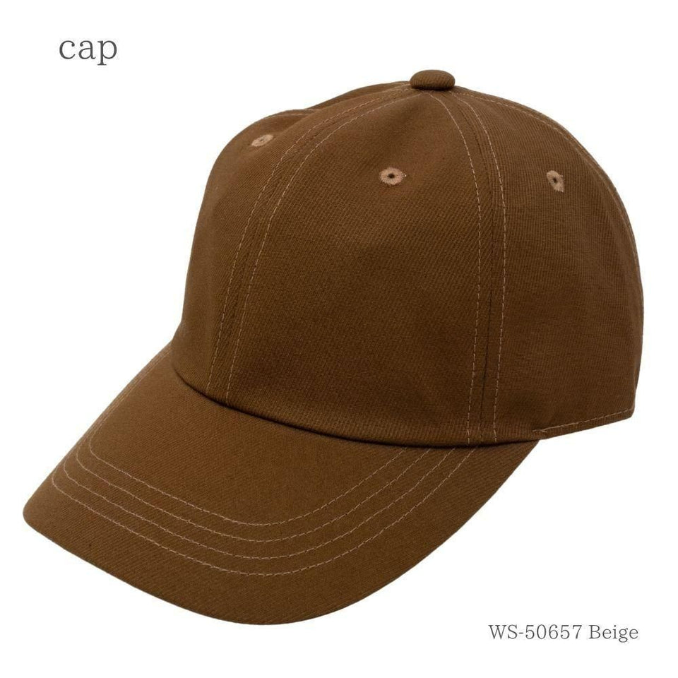 無地キャップ 商品 斜め前