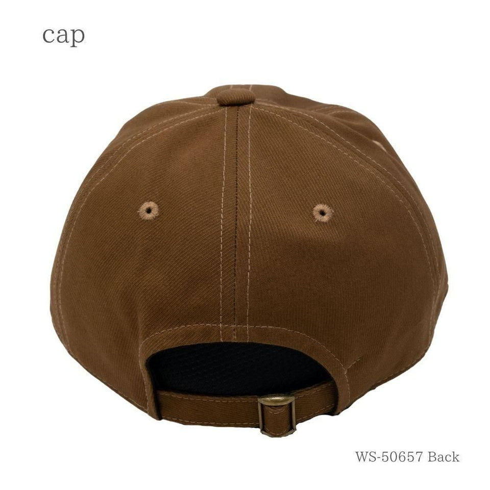 無地キャップ 商品 後ろ