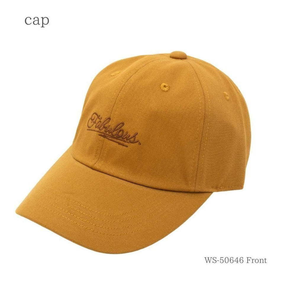 fabulous キャップ ベージュ 商品 斜め前