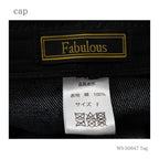 ボールキャップ 内側のタグのアップ