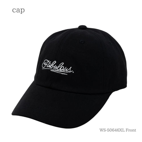 fabulous キャップ XLサイズ ブラック 商品 斜め前