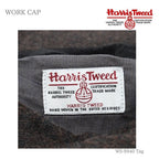 Harris Tweed（ハリスツイード）ウールワークキャップ 内側のタグのアップ