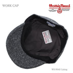 Harris Tweed（ハリスツイード）ウールワークキャップ グレー 内側