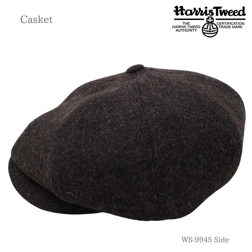 Harris Tweed （ハリスツイード）キャスケット｜100周年記念モデル ブラウン 商品 横