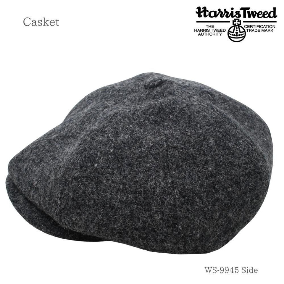 Harris Tweed （ハリスツイード）キャスケット｜100周年記念モデル グレー 商品 横