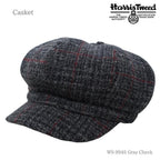Harris Tweed （ハリスツイード）キャスケット｜100周年記念モデル グレーチェック 商品 斜め前