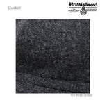 Harris Tweed （ハリスツイード）キャスケット｜100周年記念モデル グレー 生地のアップ