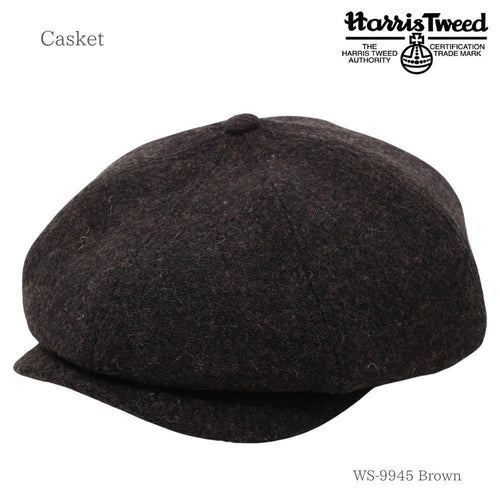 Harris Tweed （ハリスツイード）キャスケット｜100周年記念モデル ブラウン 商品 正面