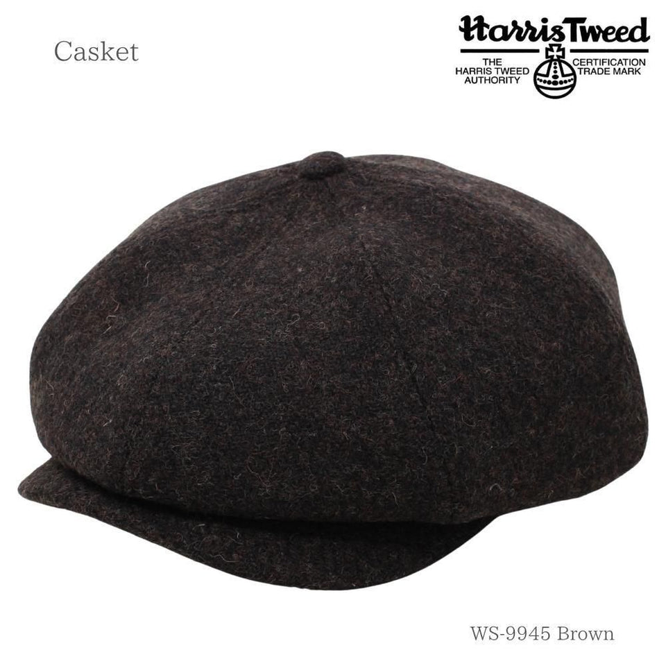 Harris Tweed （ハリスツイード）キャスケット｜100周年記念モデル ブラウン 商品 正面