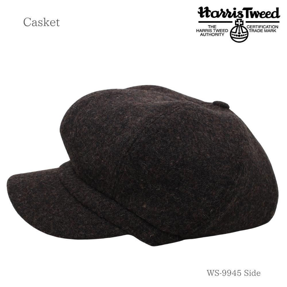 Harris Tweed （ハリスツイード）キャスケット｜100周年記念モデル ブラウン 商品 横