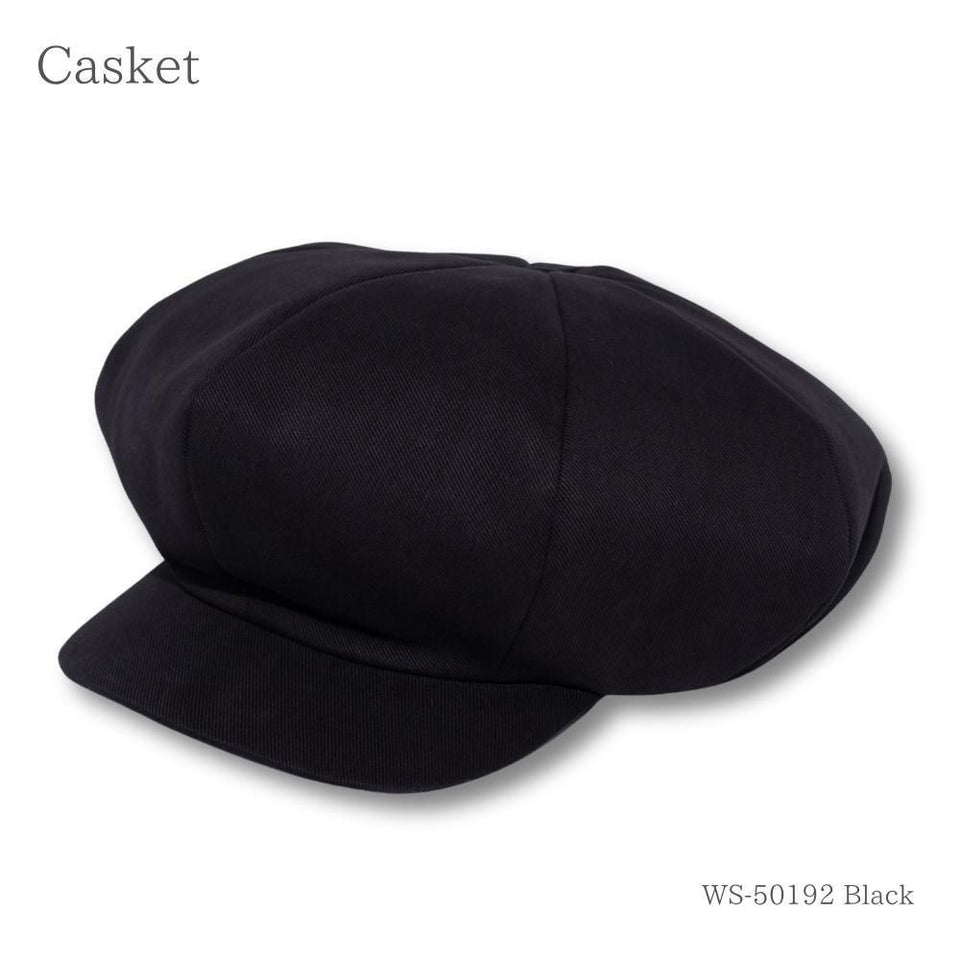ビッグキャスケット ブラック 商品 斜め前