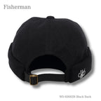 WSリネンフィッシャーマンキャップ ブラック 商品 後ろ