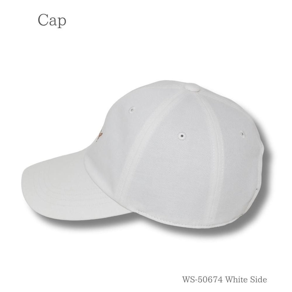 FAB.キャップ ホワイト 商品 横