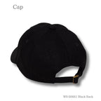京都キャップ ブラック 商品 後ろ斜め