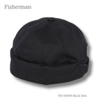 ツイルフィッシャーマンキャップ ブラック 商品 横