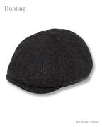 ヘリンボンキャスハンチング ブラック 商品