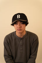 Bワッペンアンパイアキャップ XLサイズ 着用イメージ