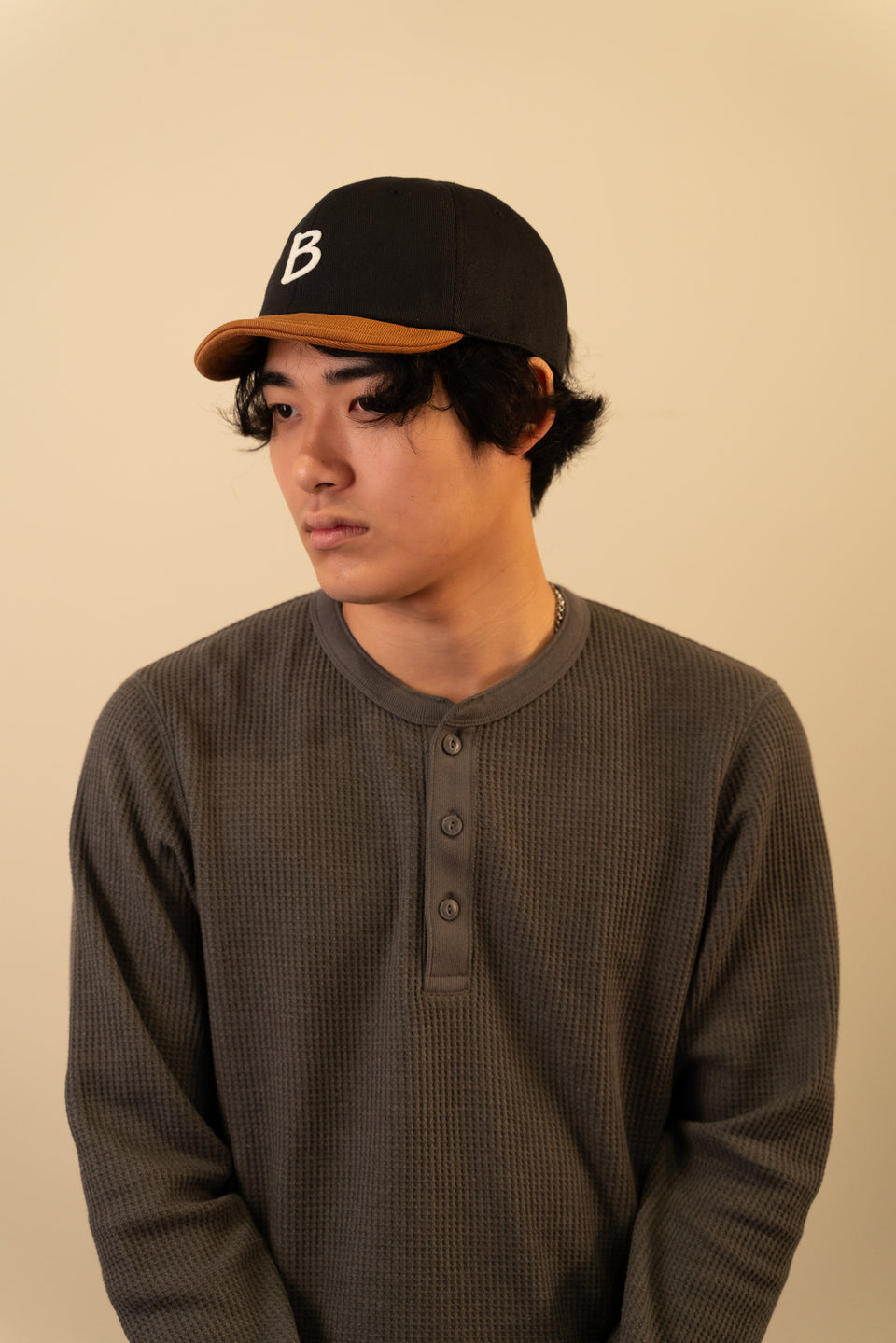 Bアンパイアキャップ XLサイズ 着用イメージ