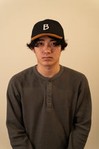 Bアンパイアキャップ XLサイズ 着用イメージ